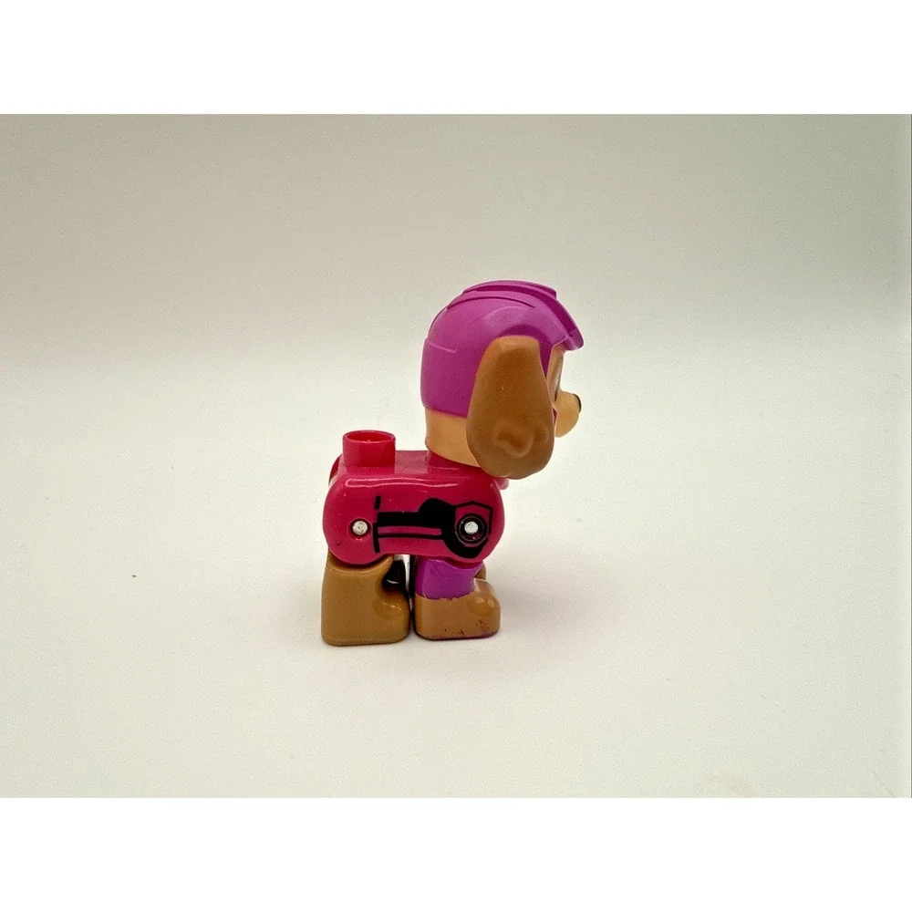 PAW Patrol Pup Mega Bloks Lego Duplo Compatible Mini Figure Girl Dog Skye Pink